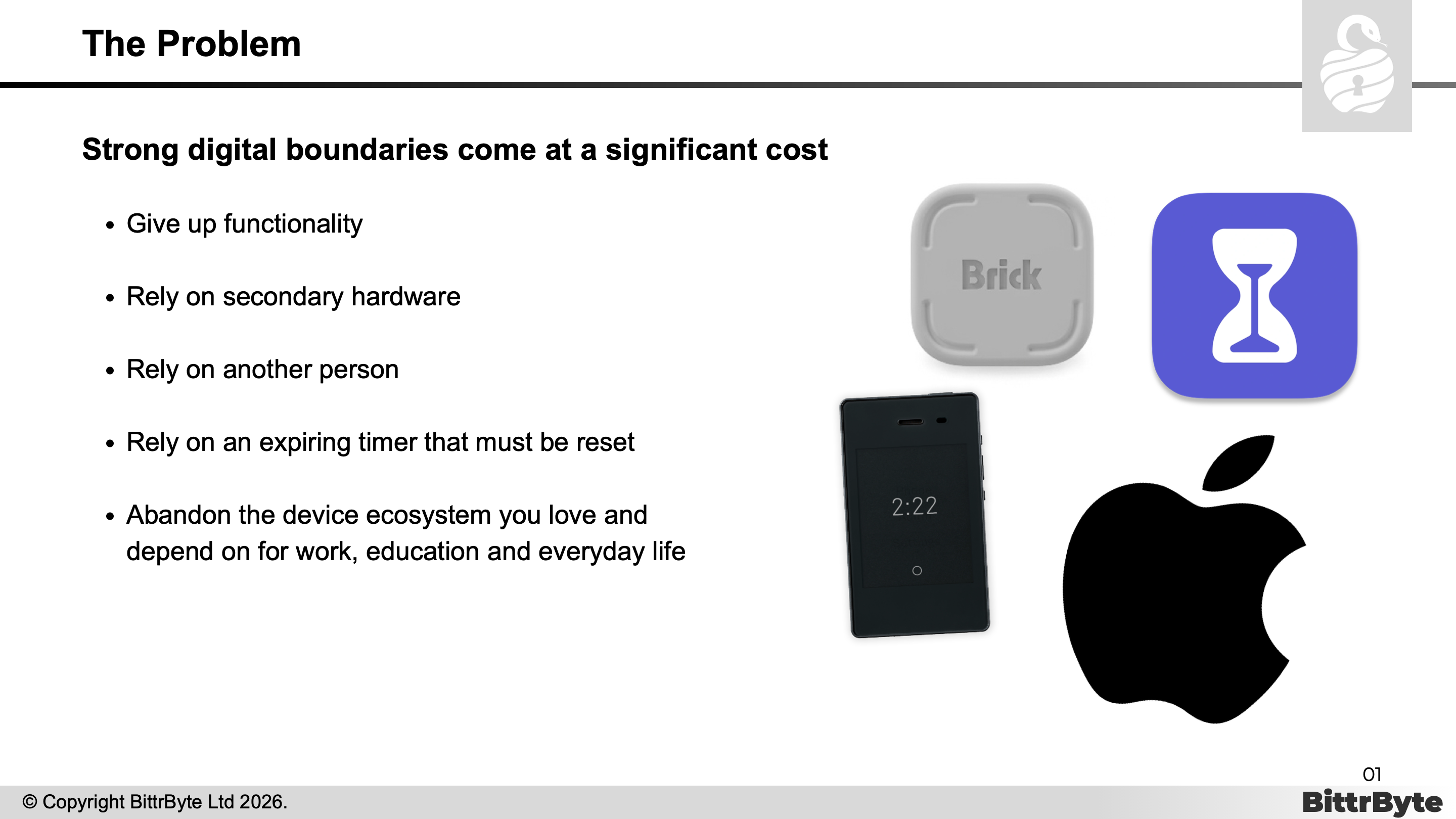 The problem. Strong digital boundaries come at a significant cost.